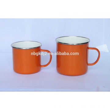 Taza modificada para requisitos particulares directa del esmalte del metal del tamaño de los 8cm / 9cm / 10cm de la fábrica